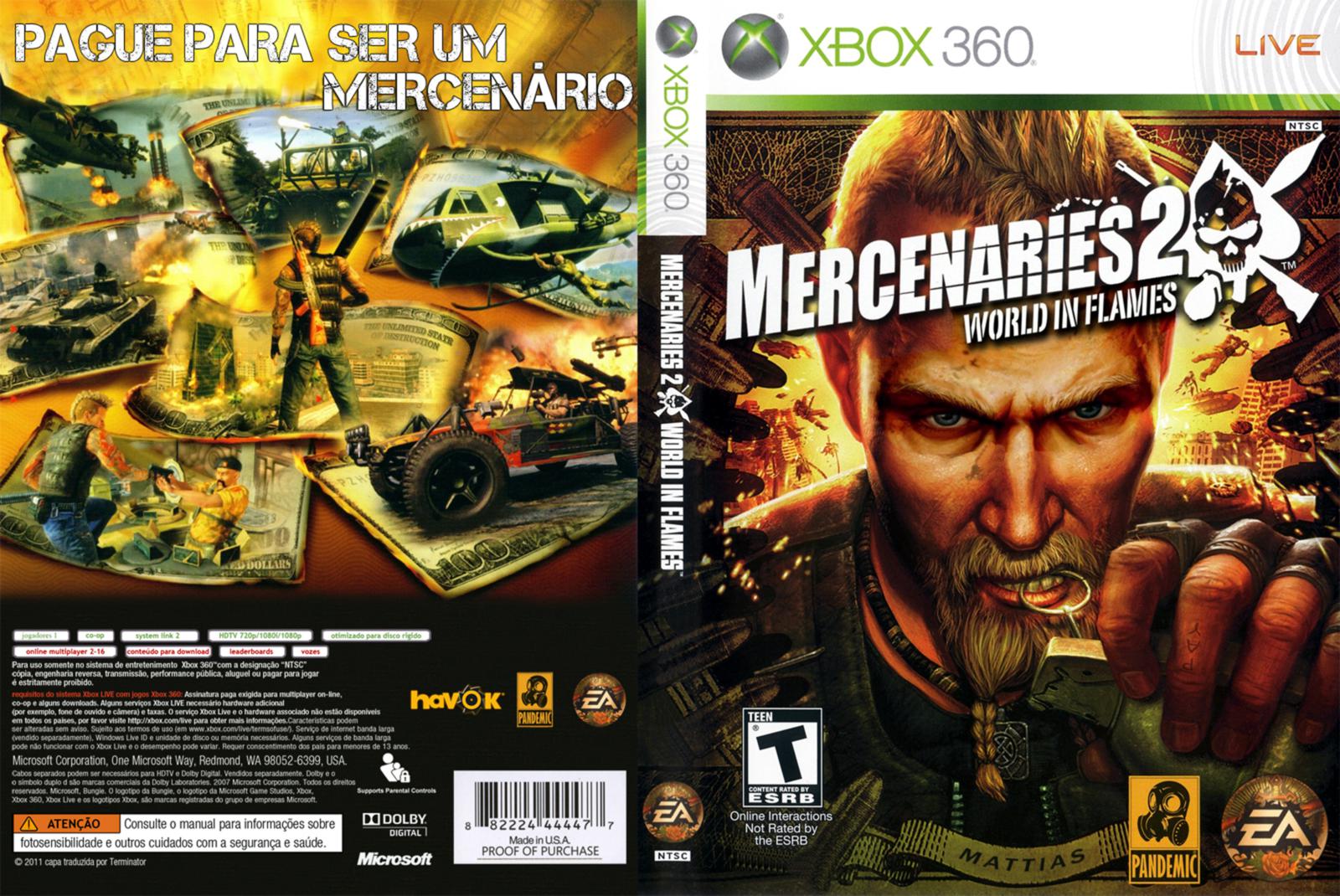 Mercenaries 2 World In Flames Xbox 360 Iso